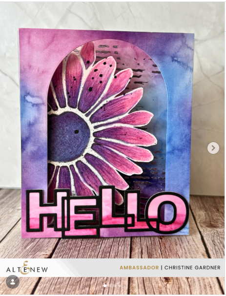 Dimensional Drama That Folds Flat: Altenew Stencil and Die Cutting Tutorial